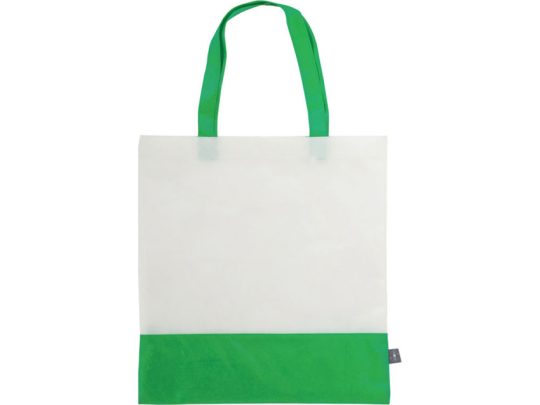 Сумка-шоппер двухцветная Revive из нетканого переработанного материала, зеленый, арт. 026308903
