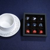 Набор чайная пара, конфеты — Космическое путешествие, арт. BLB-030