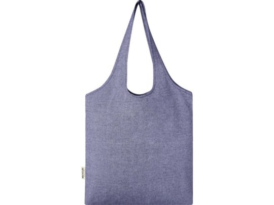 Модная эко-сумка Pheebs объемом 7 л из переработанного хлопка плотностью 150 г/м², синий, арт. 026597203