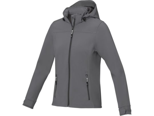 Куртка софтшел Langley женская, steel grey (L), арт. 026290903