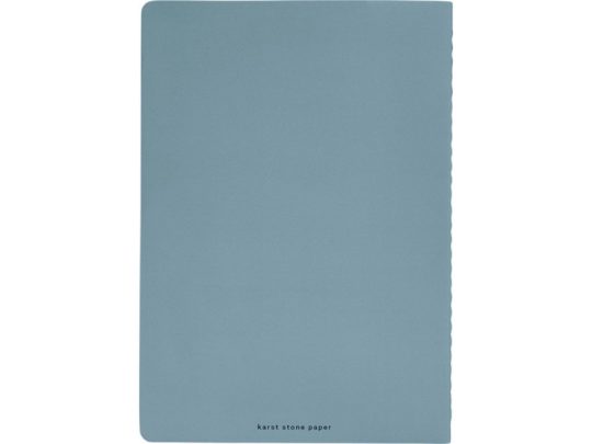 Комплект из двух блокнотов Karst® формата A5 с листами из каменной бумаги, синий, арт. 026309903