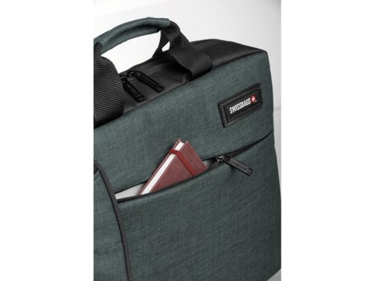 VINCENZO. сумка для ноутбука из полиэстера, темно-серый, арт. 026612403