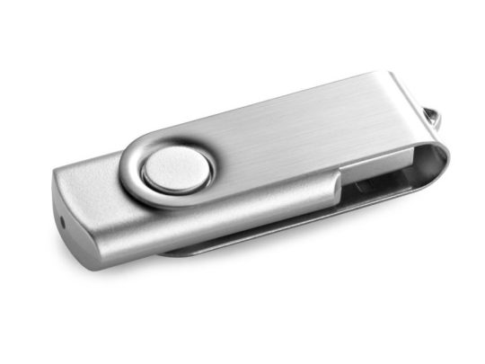 CLAUDIUS 16GB. Флешка USB 16ГБ, Сатин серебро (16Gb), арт. 026302003