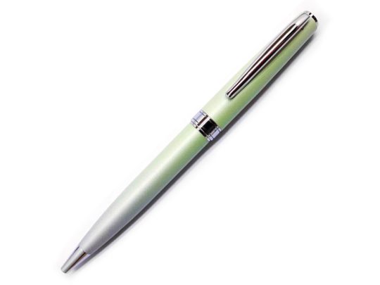Ручка шариковая Pierre Cardin TENDRESSE, цвет — серебряный и салатовый. Упаковка E., арт. 026619503