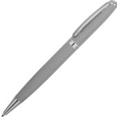 Ручка металлическая шариковая Flow soft-touch, светло-серый/серебристый, арт. 026298403