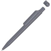 Ручка шариковая из переработанного пластика с матовым покрытием ON TOP RECY, антрацит, арт. 026336003