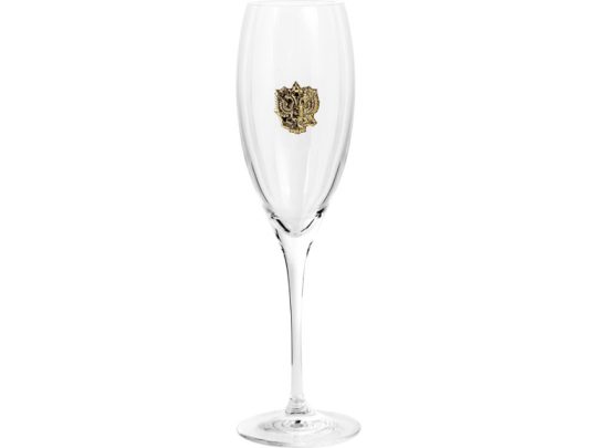 Набор бокалов для шампанского За Россию Chinelli в деревянной коробке, арт. 026340603