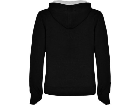 Толстовка с капюшоном Urban женская, черный/серый меланж (XL), арт. 026373703