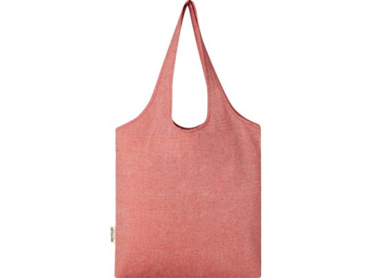 Модная эко-сумка Pheebs объемом 7 л из переработанного хлопка плотностью 150 г/м², красный яркий, арт. 026597403