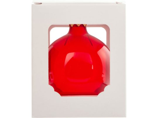 Стеклянный шар красный полупрозрачный, заготовка шара 6 см, цвет 13, арт. 026574303