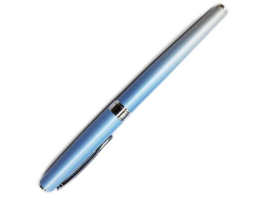 Ручка-роллер Pierre Cardin TENDRESSE, цвет — серебряный и голубой. Упаковка E., арт. 026619203