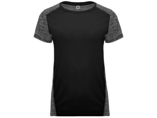 Спортивная футболка Zolder женская, черный/меланжевый черный (2XL), арт. 026322403
