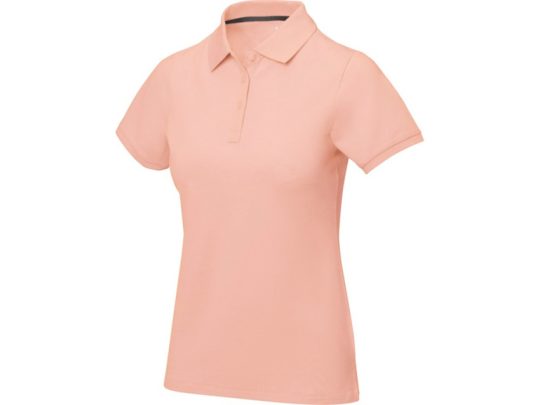 Calgary женская футболка-поло с коротким рукавом, pale blush pink (L), арт. 026294003