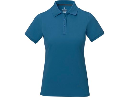 Calgary женская футболка-поло с коротким рукавом, tech blue (деним) (S), арт. 026293203