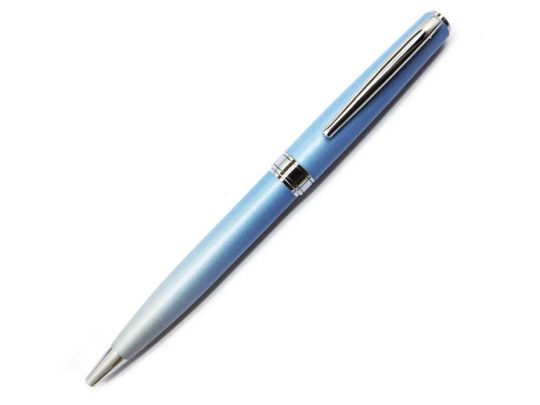 Ручка шариковая Pierre Cardin TENDRESSE, цвет — серебряный и голубой. Упаковка E., арт. 026619603