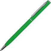 Ручка металлическая шариковая Атриум с покрытием софт-тач, зеленый, арт. 026299103