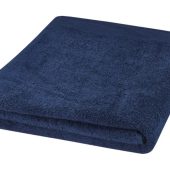 Полотенце для ванной Riley из хлопка плотностью 550 г/м² и размером 100×180 см, темно-синий, арт. 026603903