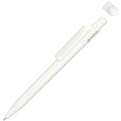 Ручка шариковая из переработанного пластика с матовым покрытием ON TOP RECY, белый, арт. 026336503