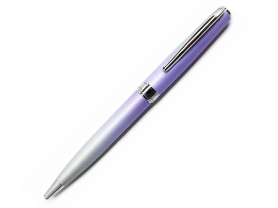 Ручка шариковая Pierre Cardin TENDRESSE, цвет — серебряный и сиреневый. Упаковка E., арт. 026619403