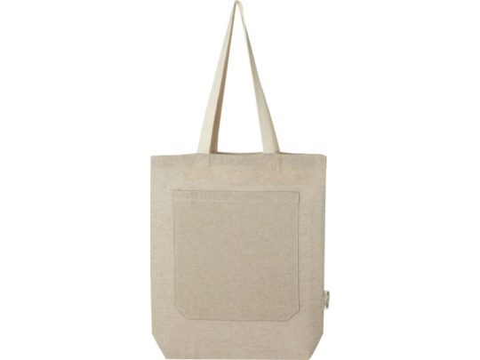Эко-сумка Rainbow из переработанного хлопка с передним карманом, арт. 026597603
