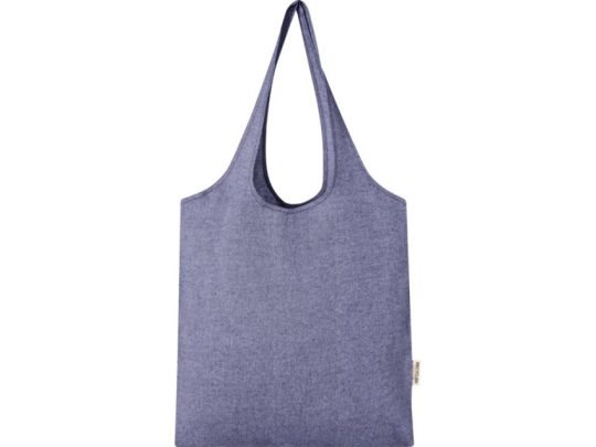 Модная эко-сумка Pheebs объемом 7 л из переработанного хлопка плотностью 150 г/м², синий, арт. 026597203