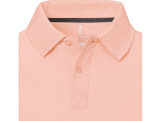 Calgary мужская футболка-поло с коротким рукавом, pale blush pink (L), арт. 026292703