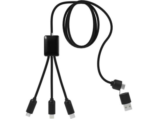 Удлиненный кабель 5-в-1 SCX.design C28, черный, арт. 026605203
