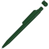 Ручка шариковая из переработанного пластика с матовым покрытием ON TOP RECY, зеленый, арт. 026336203