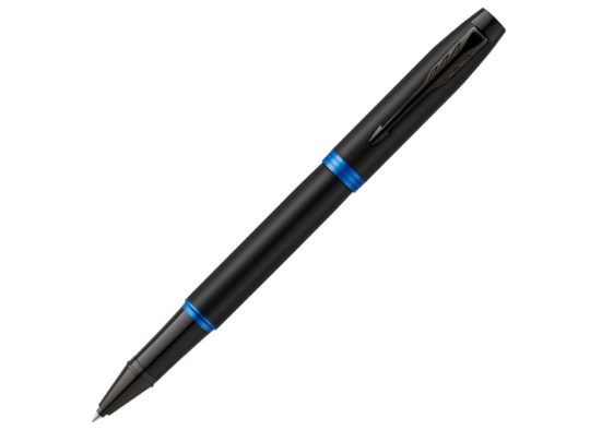 Ручка-роллер Parker IM Vibrant Rings Flame Blue, стержень:Fblk, в подарочной упаковке., арт. 026725203