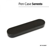 Ручка роллер BrunoVisconti®0.7 мм, синяя, в чёрном футляреSORRENTO (черный металлический корпус), арт. 026808503