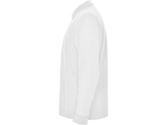 Рубашка поло Carpe мужская с длинным рукавом, белый (S), арт. 026670103