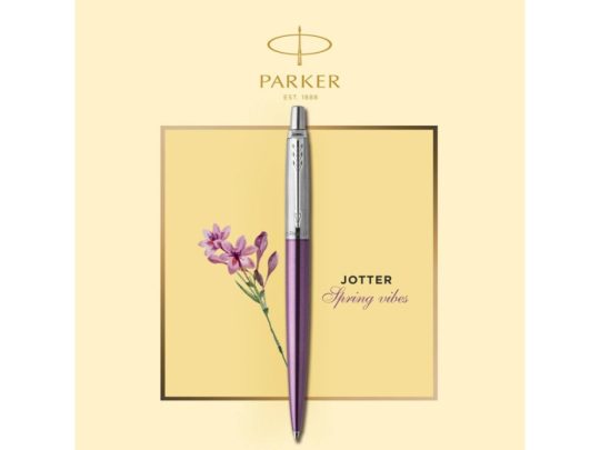 Ручка шариковая Parker Jotter Victoria Violet Chrome CT, арт. 026726803