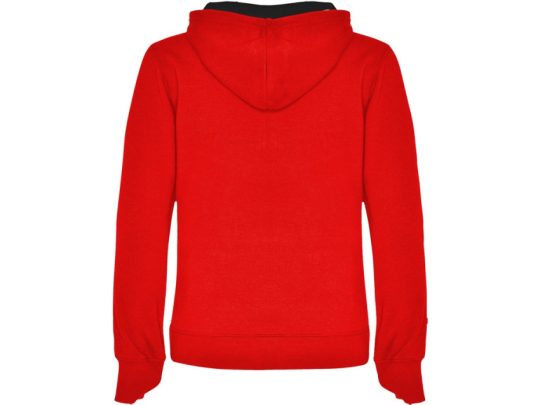 Толстовка с капюшоном Urban женская, красный/черный (XL), арт. 026721403