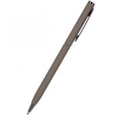 Ручка Palermo шариковая  автоматическая, серый металлический корпус  0,7 мм, синяя, арт. 026804803