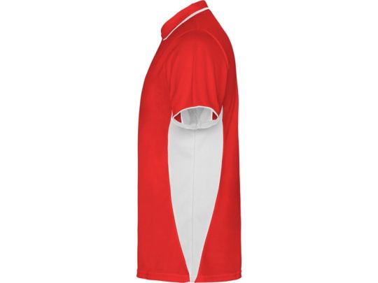Рубашка поло Montmelo мужская с длинным рукавом, красный/белый (L), арт. 026720403