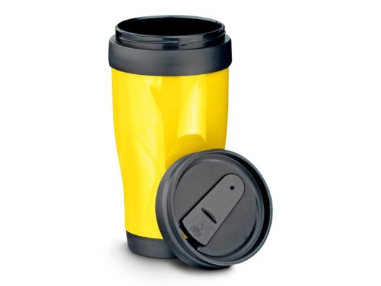 11056. Travel cup, желтый, арт. 026686703
