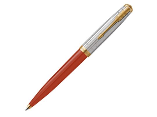 Шариковая ручка Parker 51 Premium Red GT стержень: M, цвет чернил: black, в подарочной упаковке., арт. 026724503