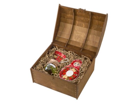 Подарочный набор: чайная пара, варенье из ели и мяты, арт. 026690203