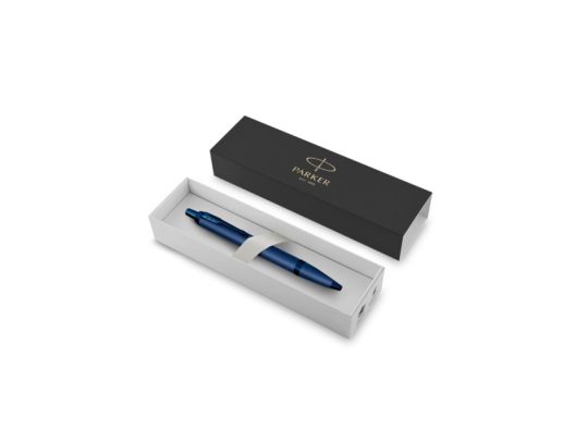 Шариковая ручка Parker IM Monochrome Blue, стержень:M, цвет чернил: blue, в подарочной упаковке., арт. 026726203
