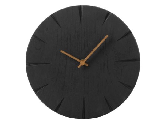 Часы деревянные Helga, 28 см, черный, арт. 026677203