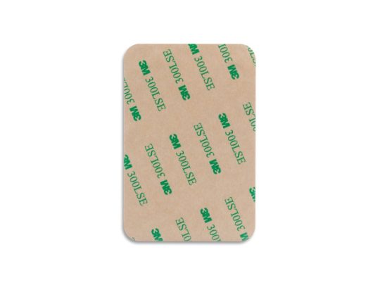 Чехол-картхолдер Favor на клеевой основе на телефон для пластиковых карт и и карт доступа, бежевый, арт. 026698903