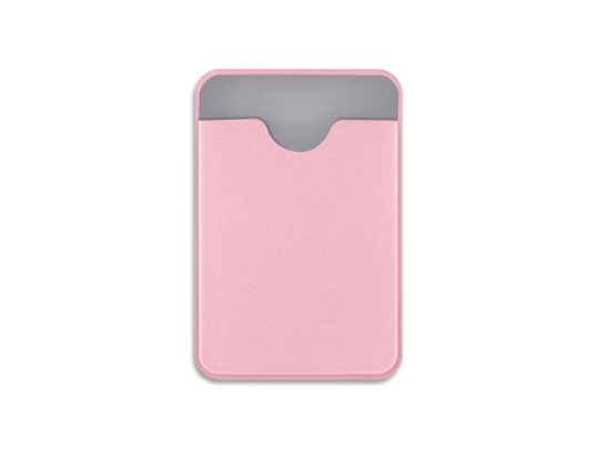 Чехол-картхолдер Favor на клеевой основе на телефон для пластиковых карт и и карт доступа, розовый, арт. 026699303