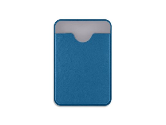 Чехол-картхолдер Favor на клеевой основе на телефон для пластиковых карт и и карт доступа, синий, арт. 026698803
