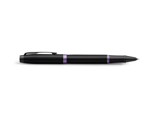 Ручка-роллер Parker IM Vibrant Rings Flame Amethyst Purple, стержень:Fblk, в подарочной упаковке., арт. 026725403