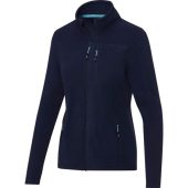 Женская флисовая куртка Amber на молнии из переработанных материалов по стандарту GRS, темно-синий (L), арт. 026894503