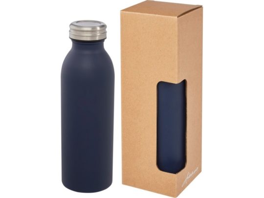 Бутылка Riti объемом 500 мл с медной обшивкой и вакуумной изоляцией , темно-синий, арт. 026907603