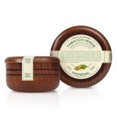 Крем для бритья Mondial TABACCO VERDE с ароматом зелёного табака, деревянная чаша, 140 мл, арт. 026873403