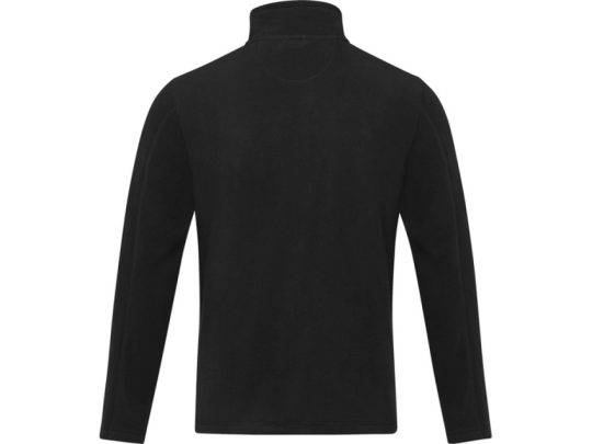 Мужская флисовая куртка Amber на молнии из переработанных материалов по стандарту GRS, черный (S), арт. 026892403