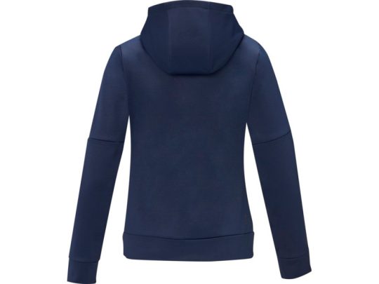 Женский свитер анорак Sayan на молнии на половину длины с капюшоном, темно-синий (XS), арт. 026903303
