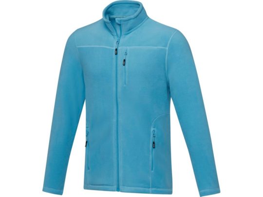 Мужская флисовая куртка Amber на молнии из переработанных материалов по стандарту GRS, nxt blue (M), арт. 026890403